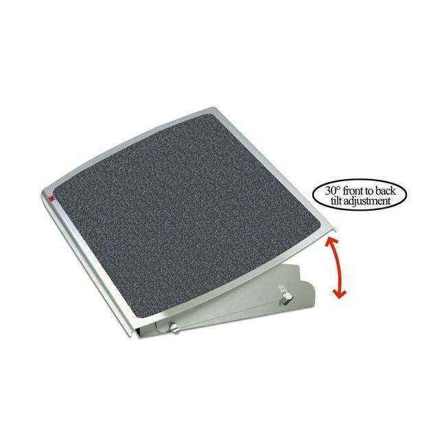 3M Adjustable Footrest FR530CB Charcoal-Officecentre