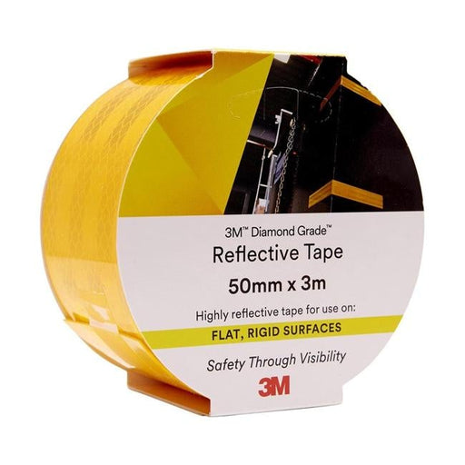 3M Diamond Grade Reflective Tape 983-71 Yellow 50mm x 3m-Officecentre