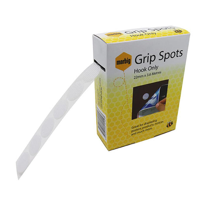 Marbig Hook Grip Spots Hook Only 22Mm X 3.6M 415120