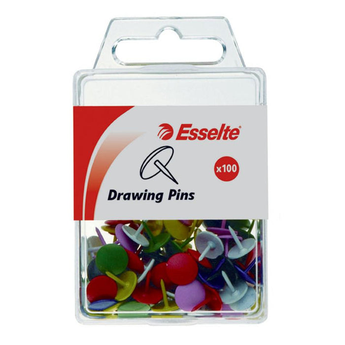 Esselte Pins Drawing Pk100 Assorted 45101