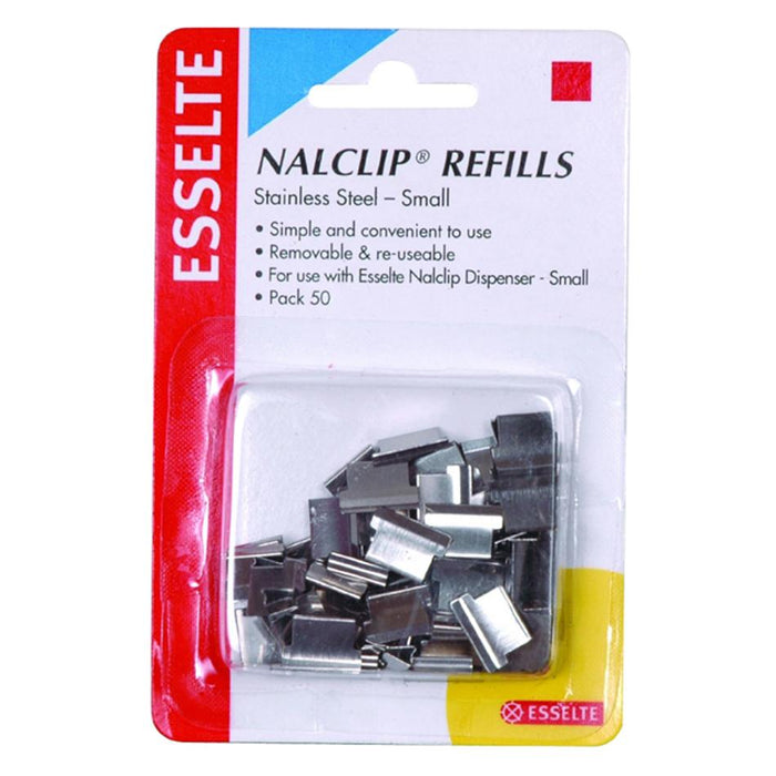 Esselte Nalclip Nalclip Refills Sml Pk50 Steel 45199