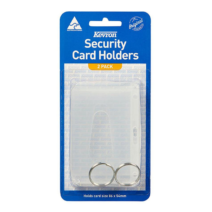 Kevron Id18 Security Card Holder Clear 45714