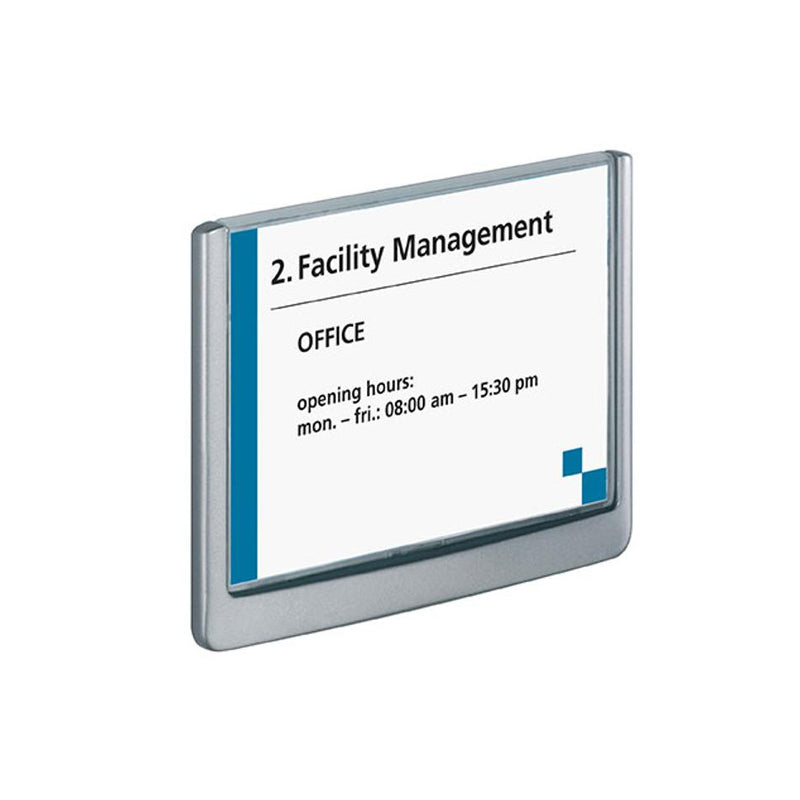 Durable Click Sign 149 X 105.5Mm Grey 486137