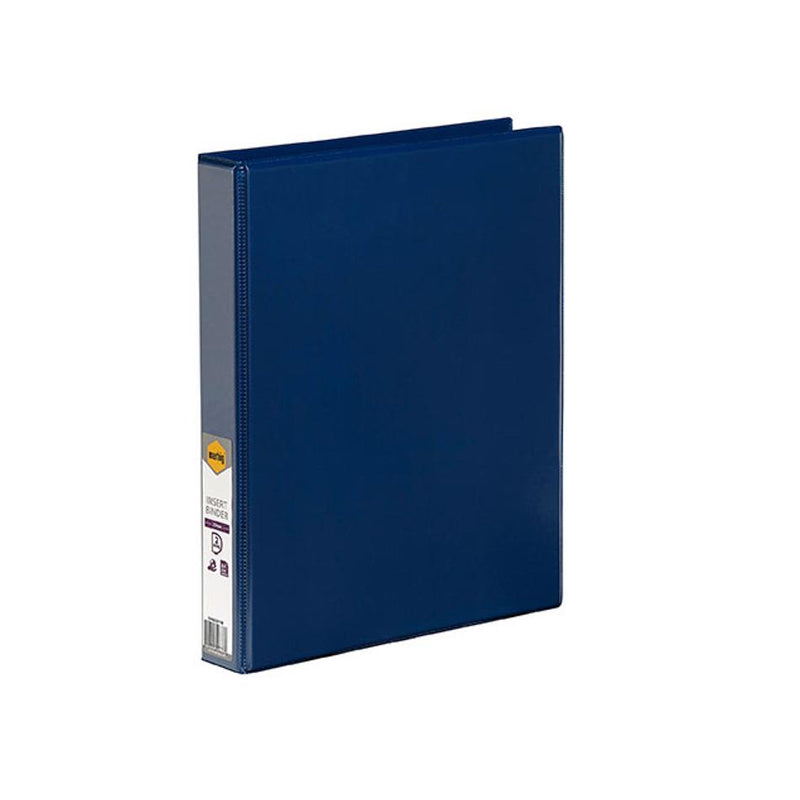 Marbig Clearview Insert Binder A4 25Mm 2D Blue 5402001B