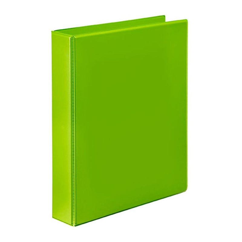 Marbig Clearview Insert Binder A4 25Mm 2D Lime 5402004