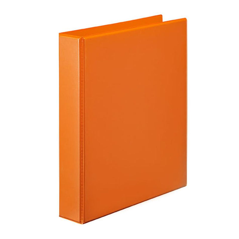 Marbig Clearview Insert Binder A4 25Mm 2D Orange 5402006