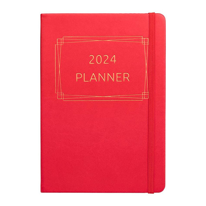 Cumberland 2024 Essex Diary A5 Week To View Red 57EXRD24