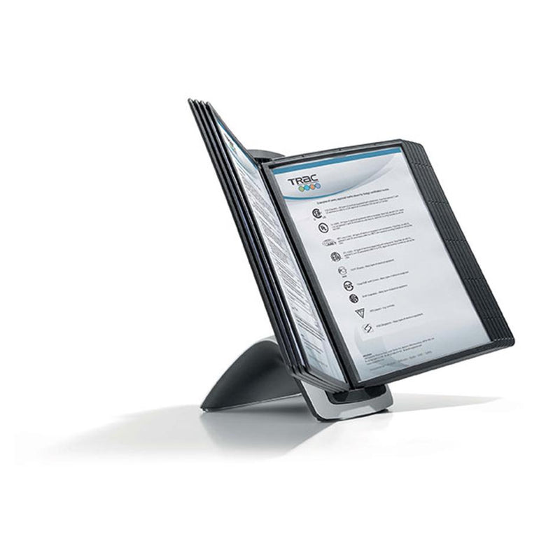 Durable Sherpa Style Economy Table 10 With Panels Black 585501