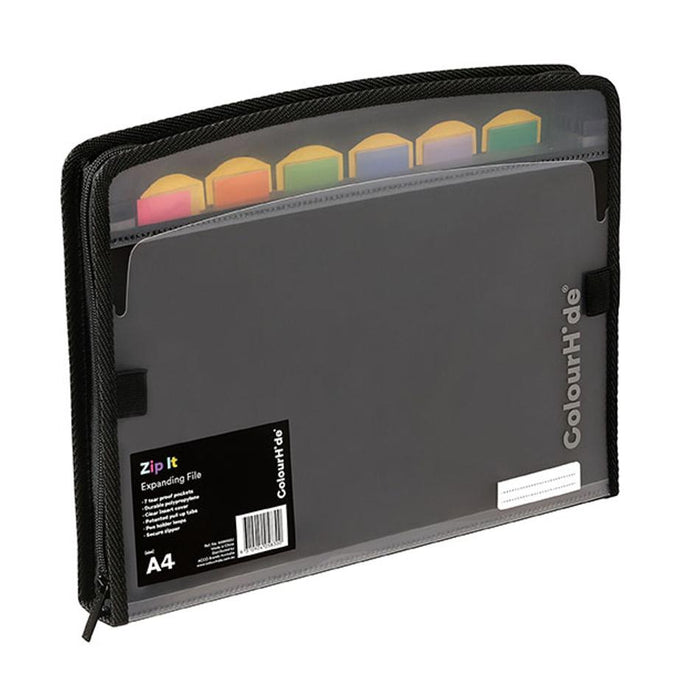 Colourhide Expanding File Zip It Pp 9026002J