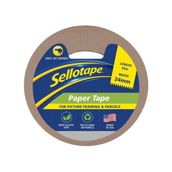 Sellotape 6270 FlatBack Paper Tape 24x55m 906234