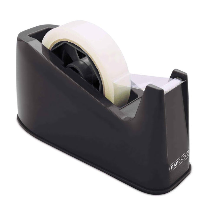 Rapesco Germ-Savvy Antibacterial 500 Heavy Duty Tape Dispenser Black