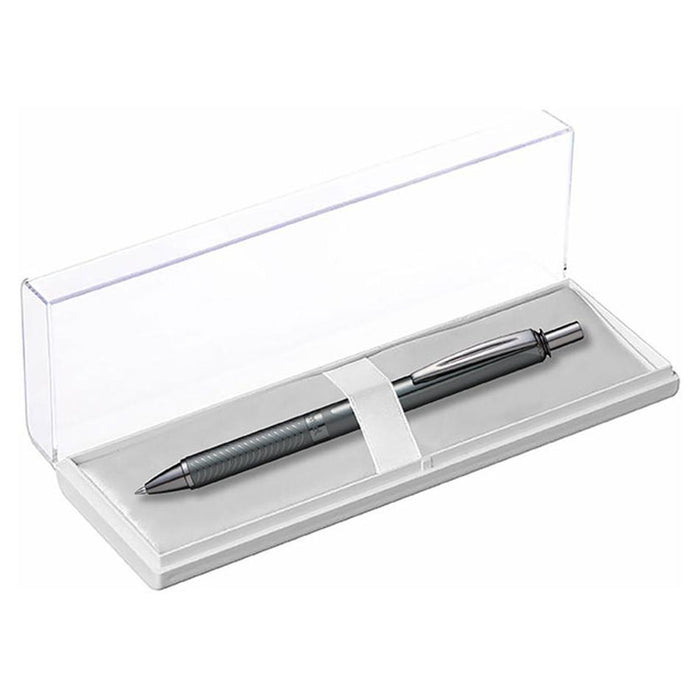 Pentel Energel Metallic Metal Black With Gift Box BL407MA-PBOX