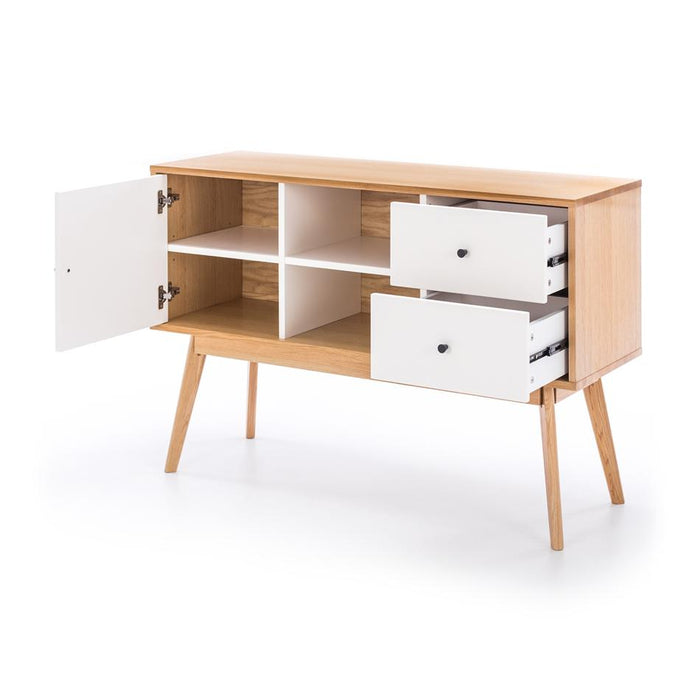 Furniture By Design Radius Sideboard White Drw/Drs BRRADSIDEW