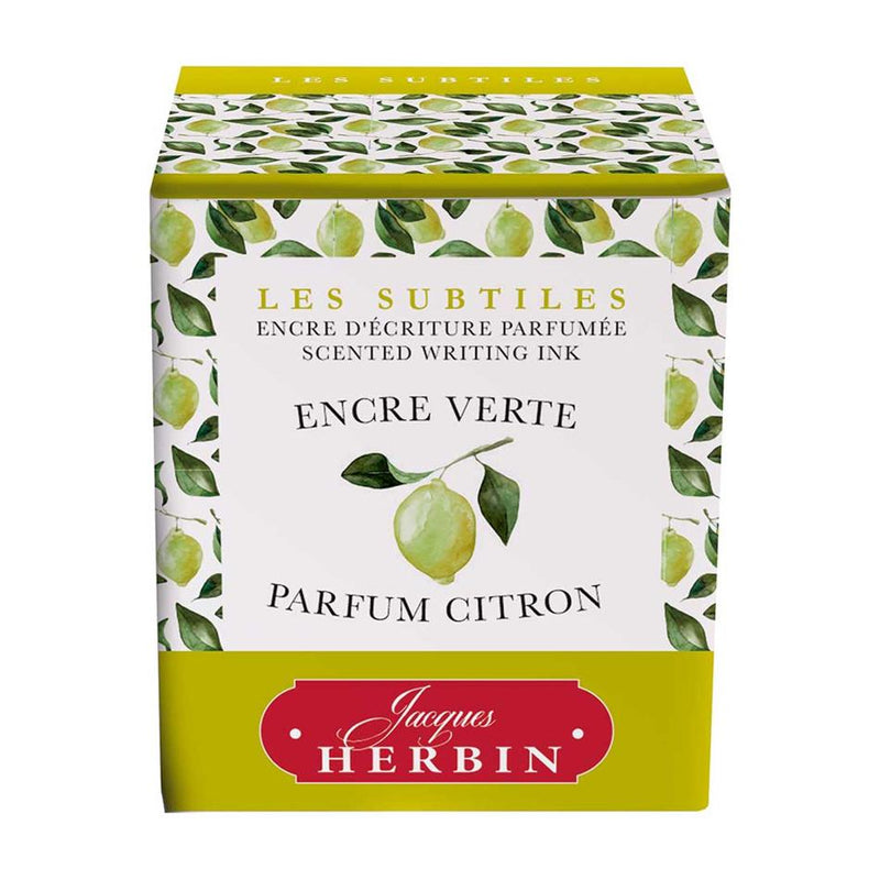 Herbin Scented Ink 30ml Green, Lemon Scent C13736T