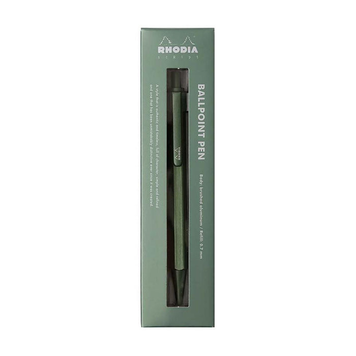 Rhodia scRipt Ballpoint Pen Sage 0.7mm C9387C