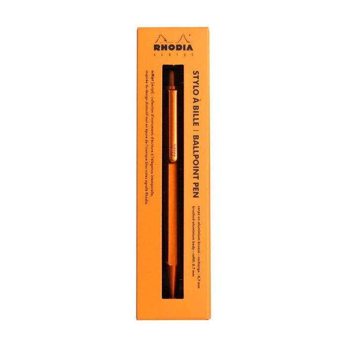 Rhodia scRipt Ballpoint Pen Orange 0.7mm C9388C