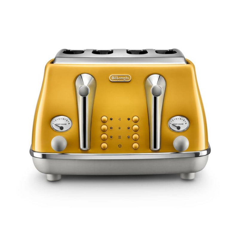 Icona Capitals 4 Slice Toaster Yellow CTOC4003Y