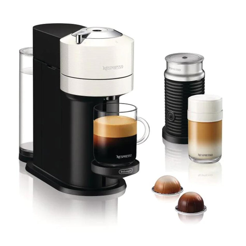 Delonghi Nespresso Vertuo Next with Aeroccino, White ENV120WAE