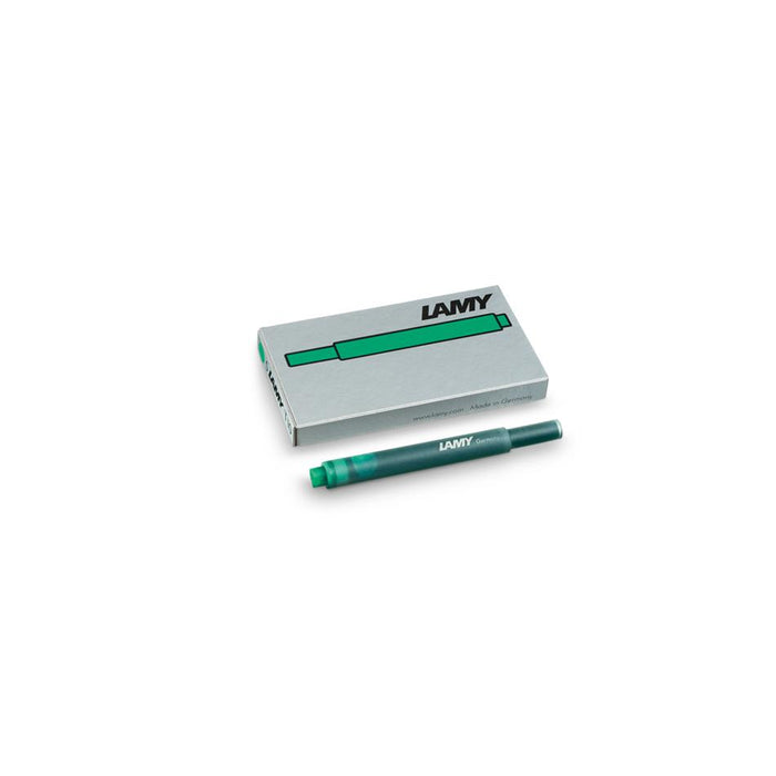 Lamy Ink T10 Cartridges 5 Pack Green LY1611478