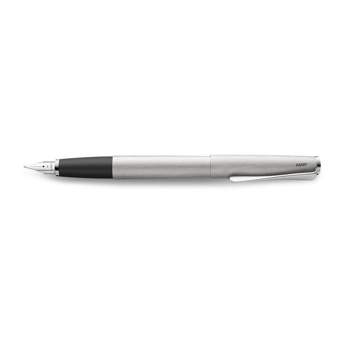 Lamy Studio Fountain Pen Brushed Steel Medium NIb (065) LY4000439