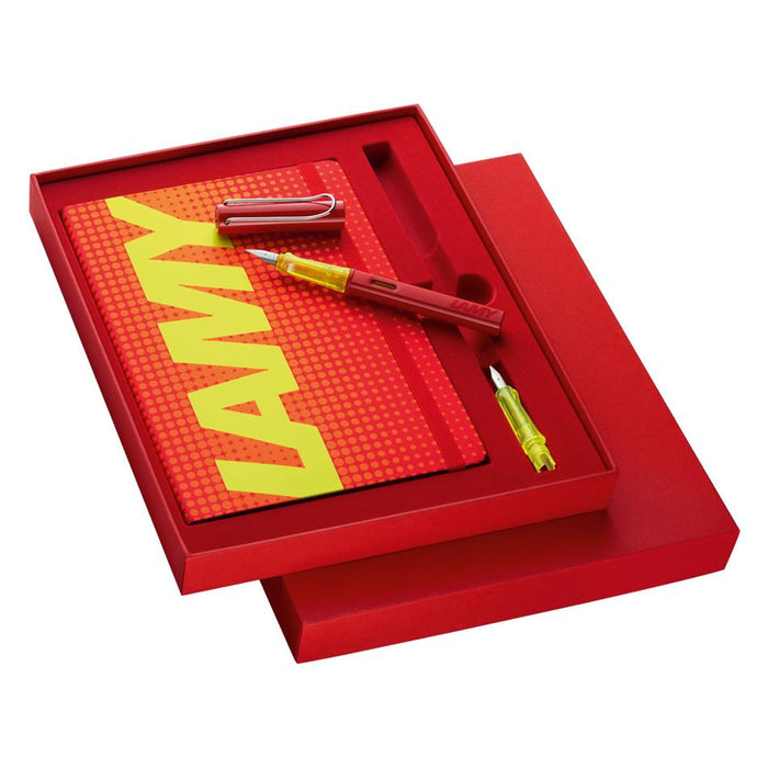 Lamy Al-Star FP Glossy Red Notebook Set LY4036790