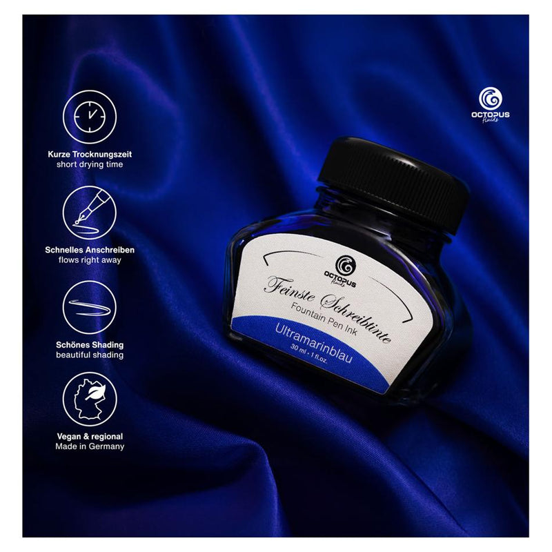 Fluids Fountain Pen Ink Ultramarine Blue (Ultramarinblau) 30ml