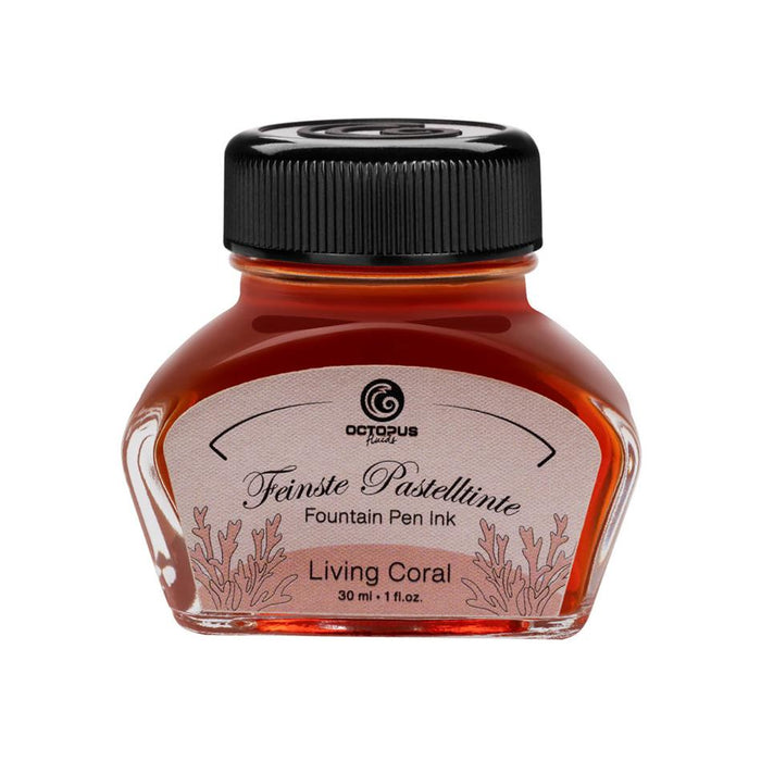 Octopus Fluids Fountain Pen Ink Pastel Living Coral 30ml OCTOFP60