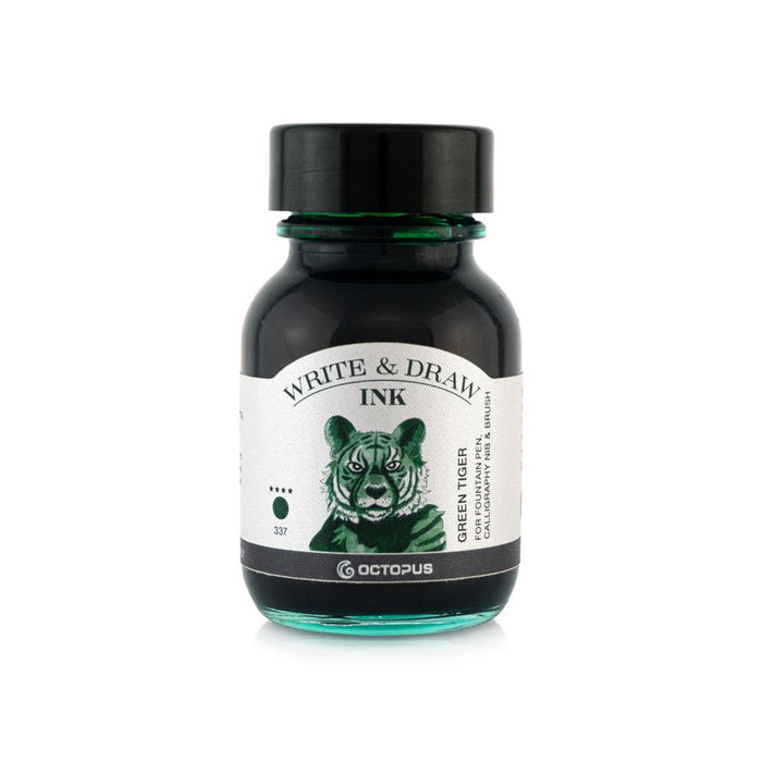 Octopus Fluids Write and Draw Ink 337 Green Tiger 50ml OCTOWD337