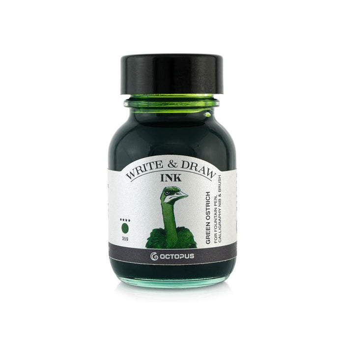 Octopus Fluids Write and Draw Ink 359 Green Ostrich 50ml OCTOWD359