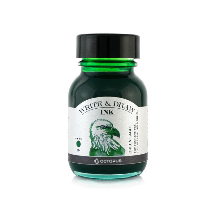 Octopus Fluids Write and Draw Ink 374 Green Eagle 50ml OCTOWD374