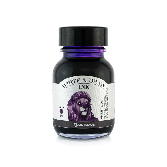 Octopus Fluids Write and Draw Ink 403 Violet Lion 50ml OCTOWD403