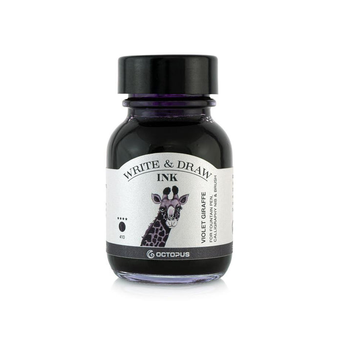 Octopus Fluids Write and Draw Ink 410 Violet Giraffe 50ml OCTOWD410