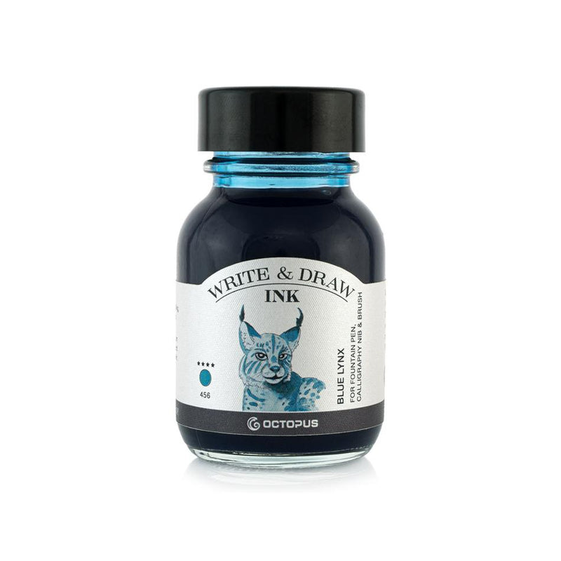 Octopus Fluids Write and Draw Ink 456 Blue Lynx 50ml OCTOWD456