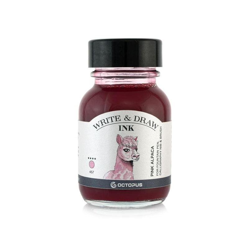 Octopus Fluids Write and Draw Ink 457 Pink Alpaca 50ml OCTOWD457