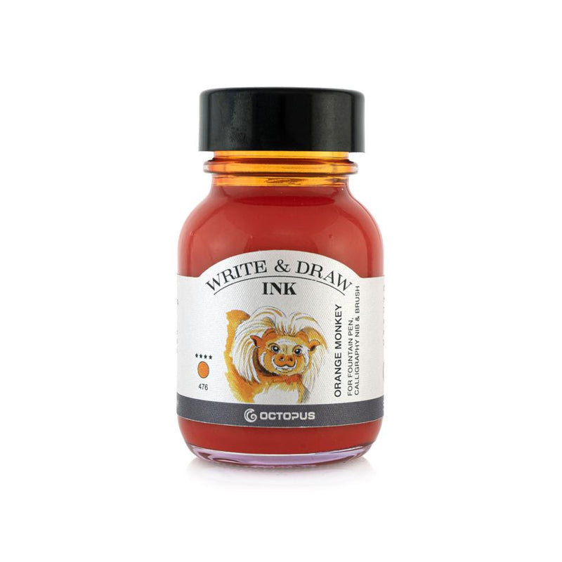 Octopus Fluids Write and Draw Ink 476 Orange Monkey 50ml OCTOWD476