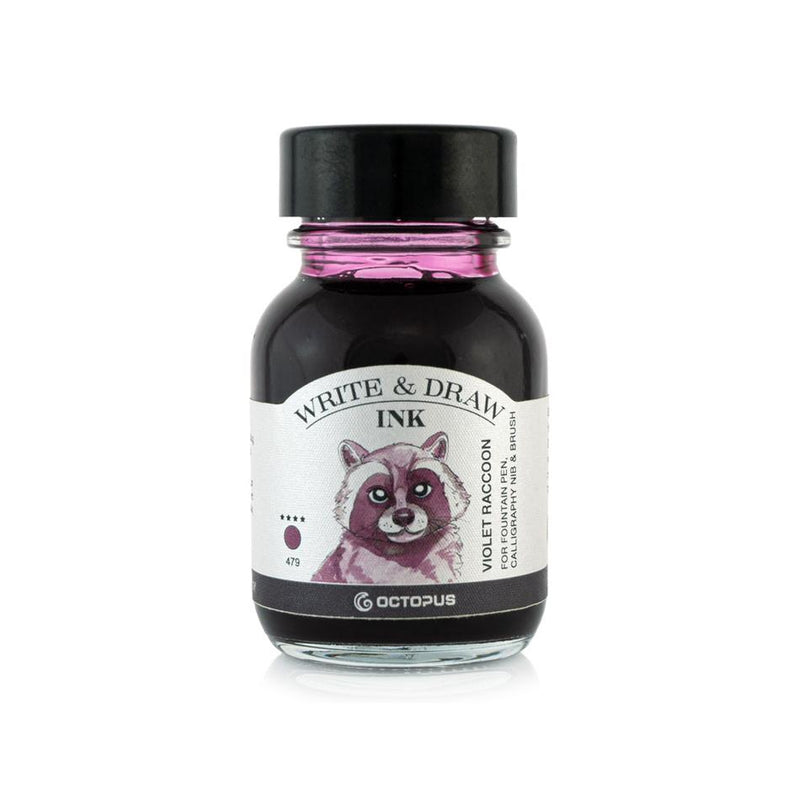 Octopus Fluids Write and Draw Ink 479 Violet Raccoon 50ml OCTOWD479