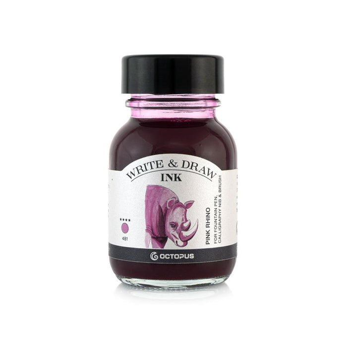 Octopus Fluids Write and Draw Ink 481 Pink Rhino 50ml OCTOWD481