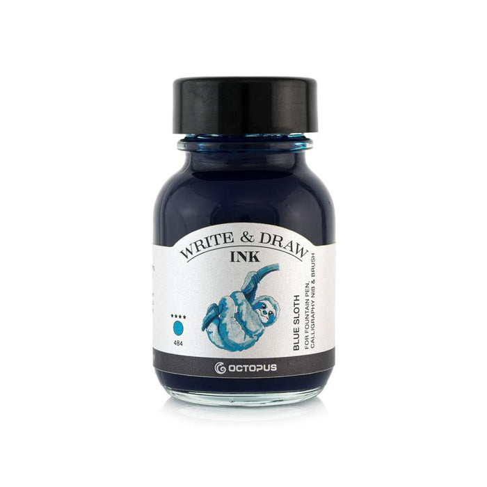 Octopus Fluids Write and Draw Ink 484 Blue Sloth 50ml OCTOWD484