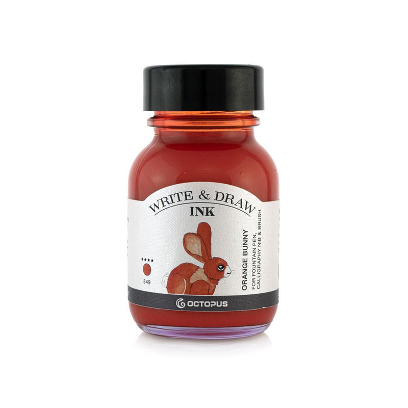 Octopus Fluids Write and Draw Ink 549 Orange Bunny 50ml OCTOWD549