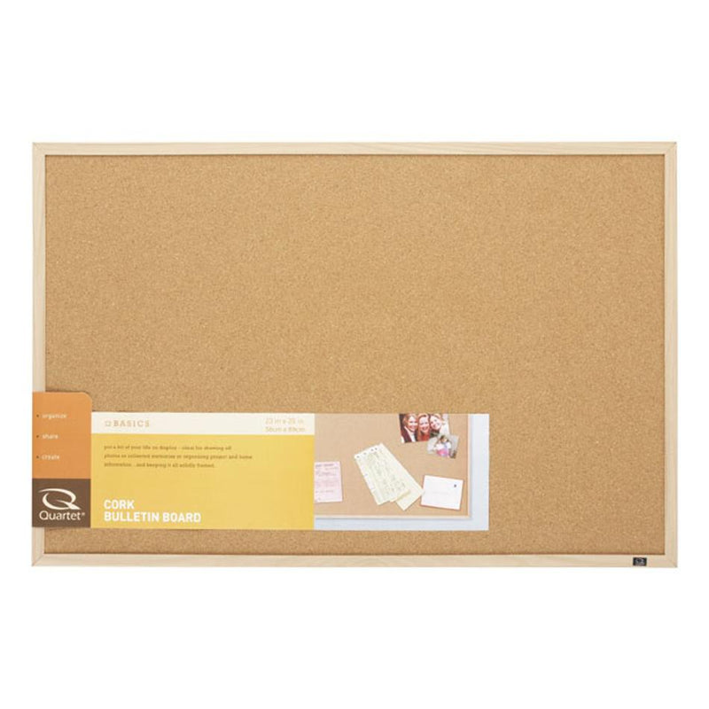 Quartet corkboard oak frame 580x890mm
