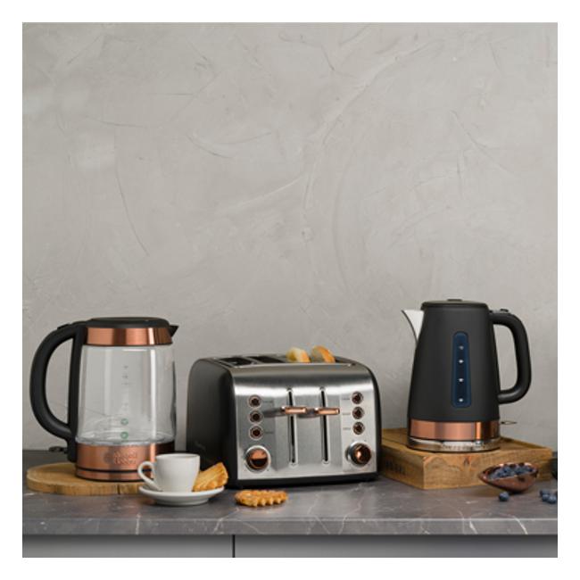 Russell Hobbs Brooklyn Glass Kettle - Copper RHK172...