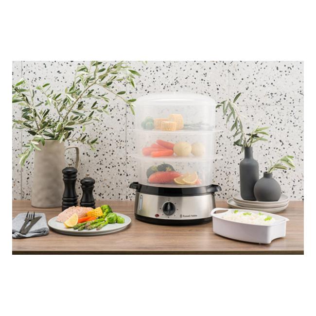 Russell Hobbs Cook@Home Food Steamer - Stainless Steel RHSTM3