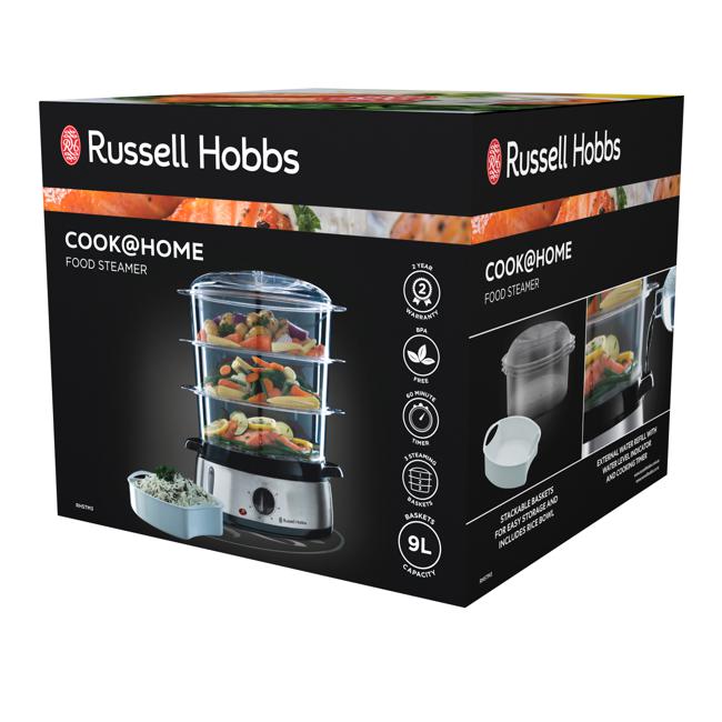 Russell Hobbs Cook@Home Food Steamer - Stainless Steel RHSTM3