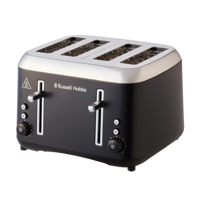 Russell Hobbs Addison 4 Slice Toaster - Matte Black RHT514BLK