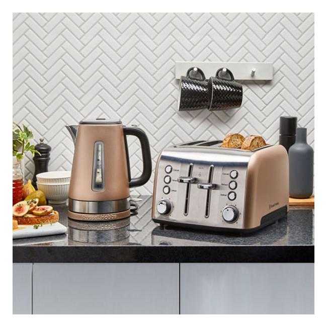 Russell Hobbs Brooklyn Champagne 4 Slice Toaster RHT94CHM...