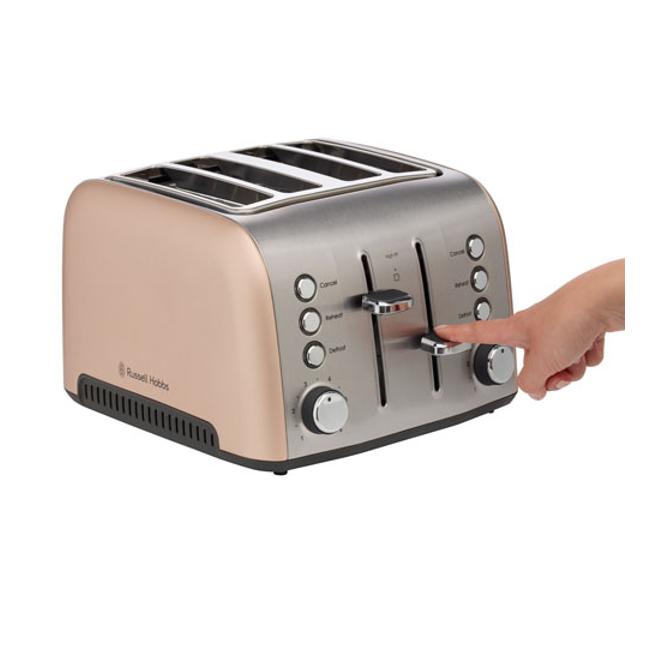 Russell Hobbs Brooklyn Champagne 4 Slice Toaster RHT94CHM...