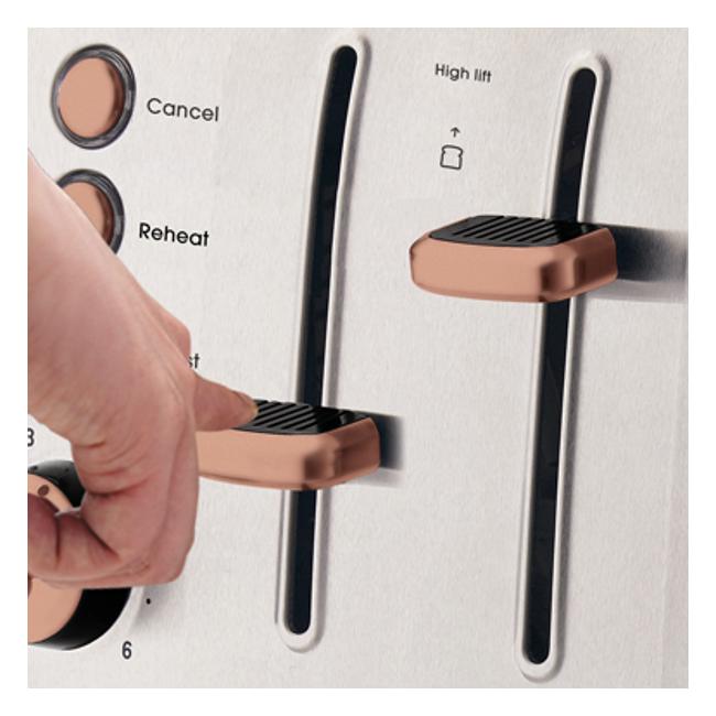 Russell Hobbs Brooklyn 4 Slice Toaster - Copper RHT94COP...