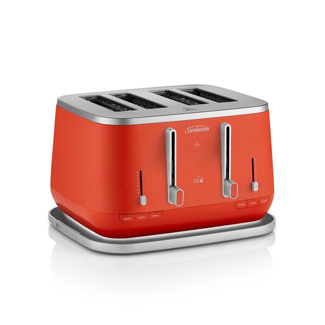 Sunbeam Kyoto City Collection 4 Slice Toaster Orange TAM8004NG...