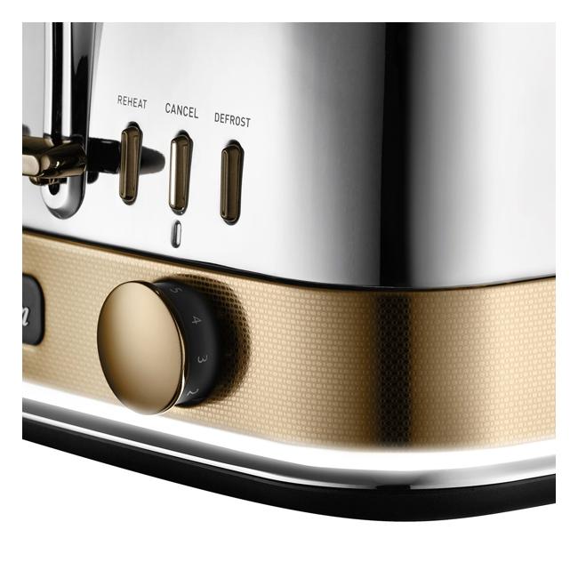 Sunbeam New York 4 Slice Toaster Black Bronze TA4440KB