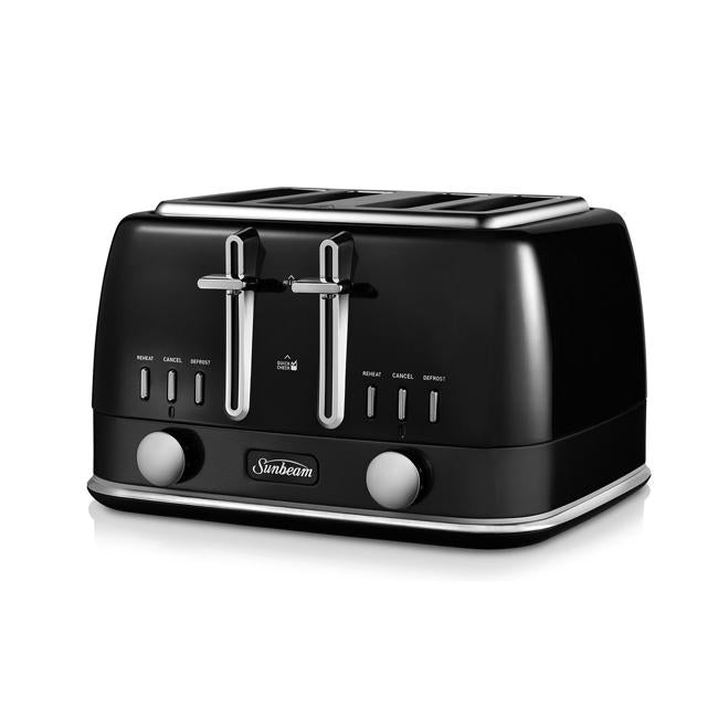 Sunbeam New York 4 Slice Toaster Black Bronze TA4440KB
